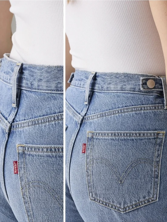 LEVI'S CINCH BARREL WOMEN'S JEANS 29 - Picture 3 of 10